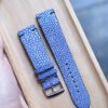 Blue Stingray Leather Watch Strap 3 Blue Stingray Leather Watch Strap