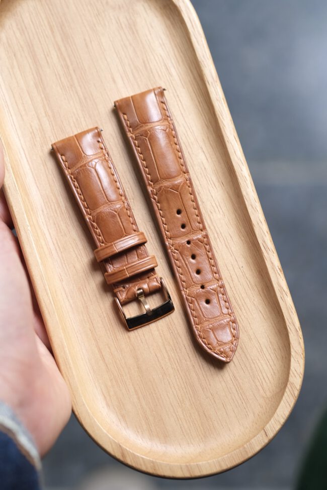 Camel Alligator Signature Strap