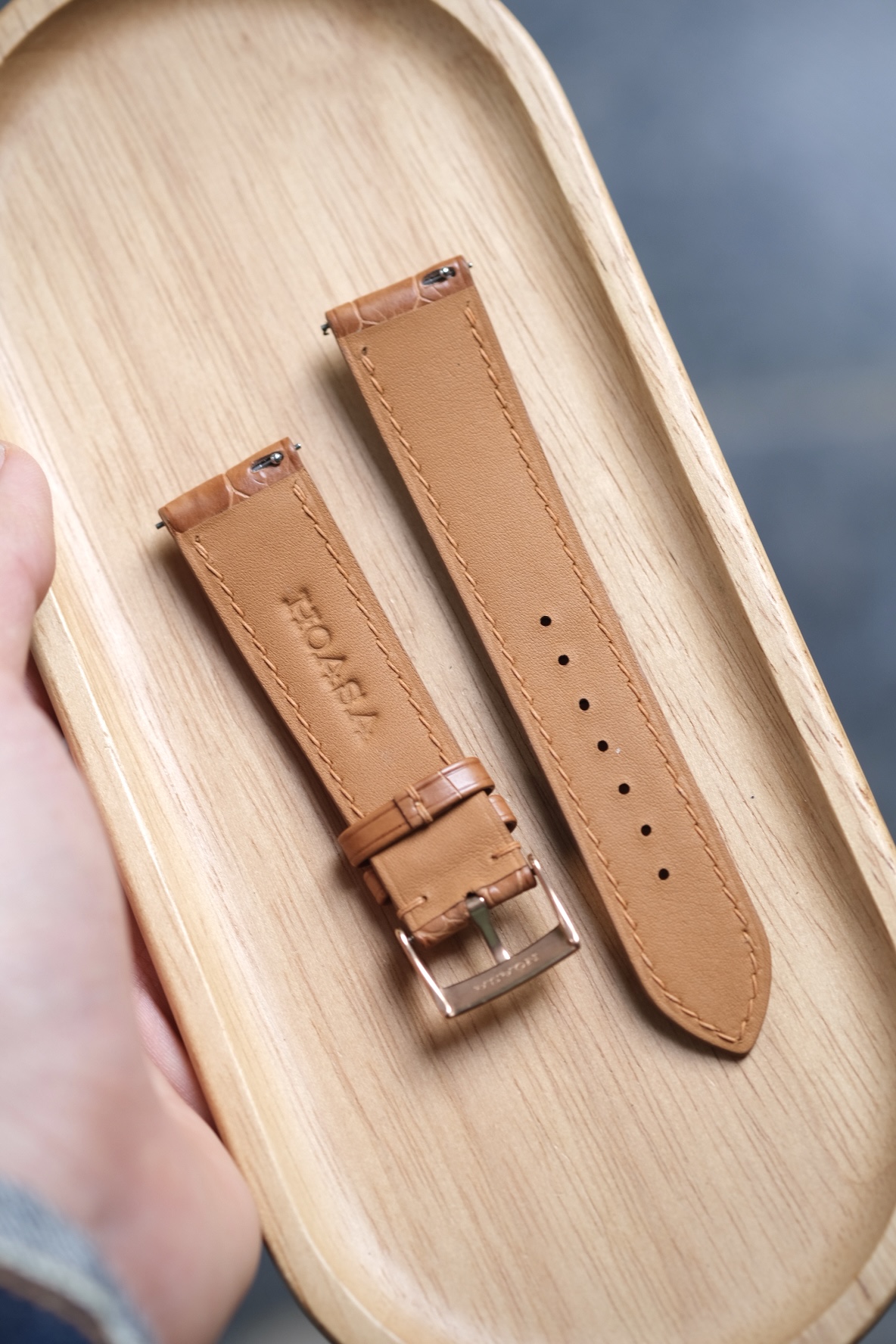 Camel Alligator Signature Strap 9 Camel Alligator Signature Strap2