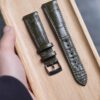 Moss Green Alligator Signature Strap 3 Moss Green Alligator Signature Strap