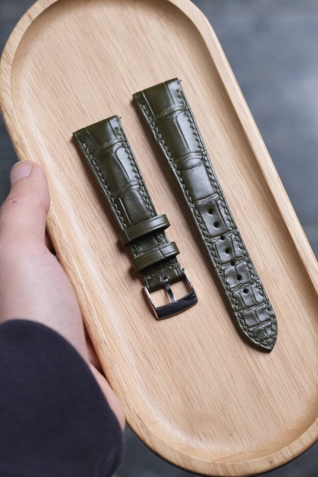 Moss Green Alligator Signature Strap