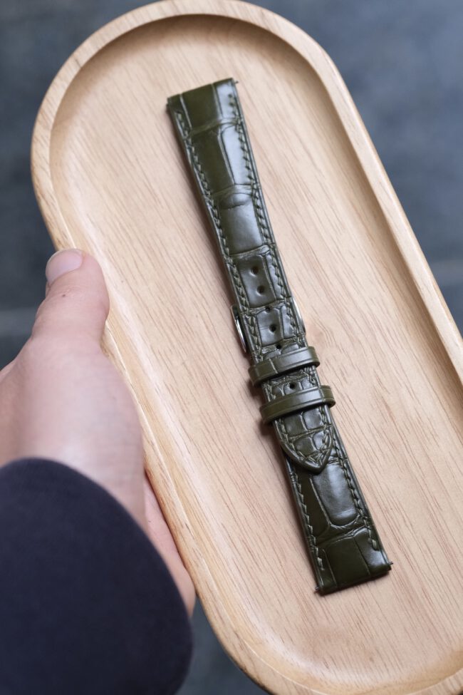 Moss Green Alligator Signature Strap1