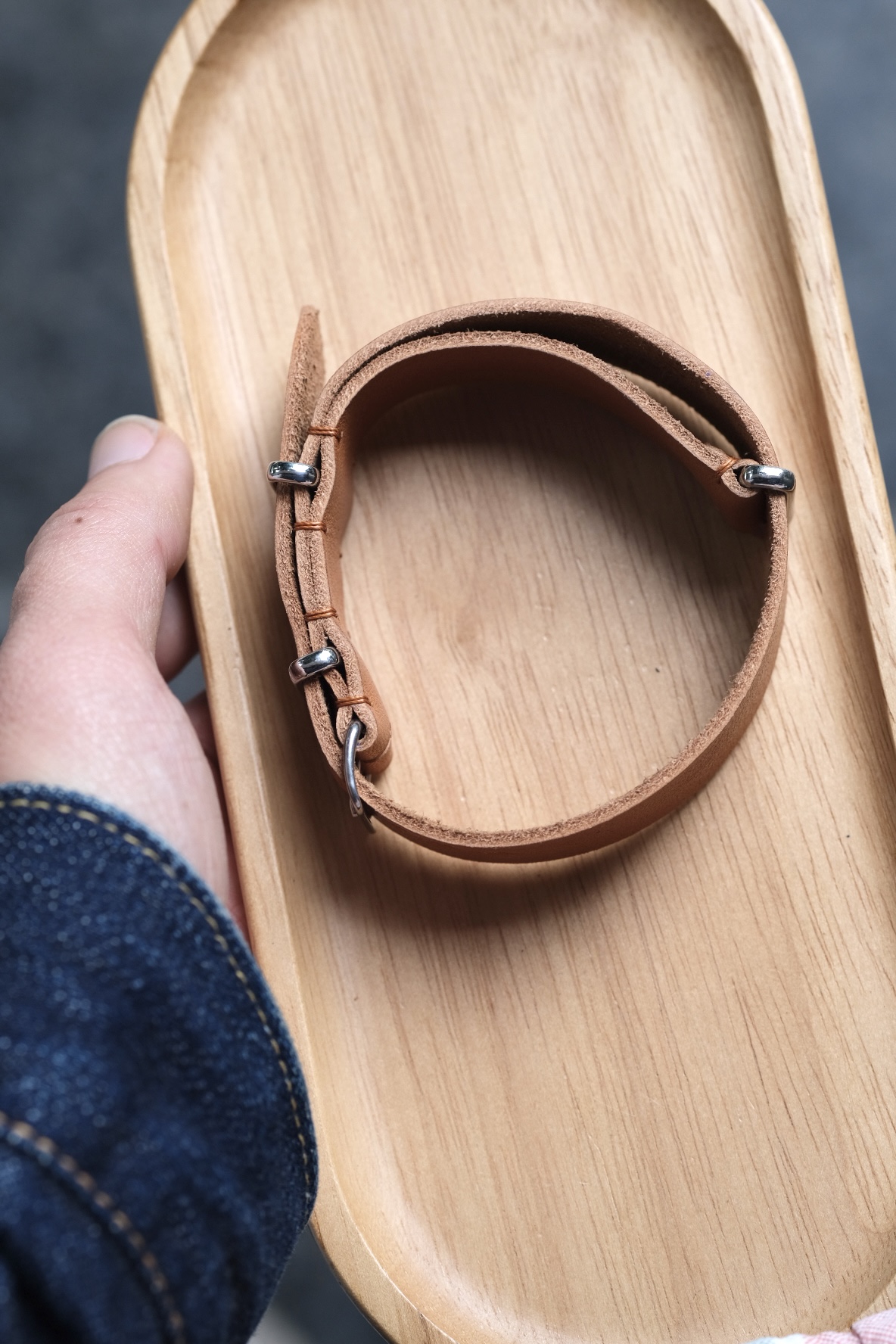 NATO Brown Vachetta Leather Strap 9 NATO Brown Vachetta Leather Strap1