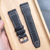 Black IWC Pilot Style Watch Strap