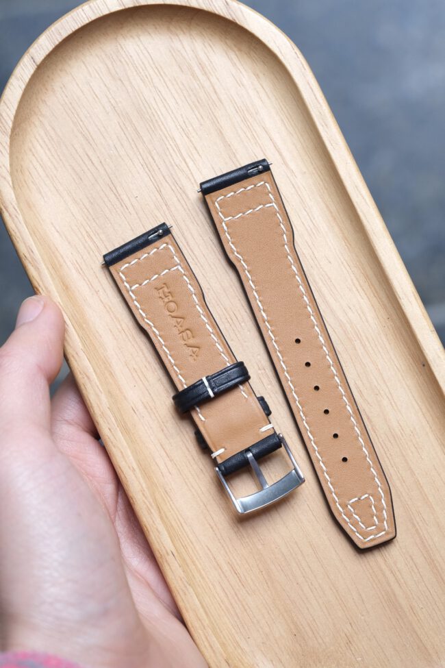 Black IWC Pilot Style Watch Strap2