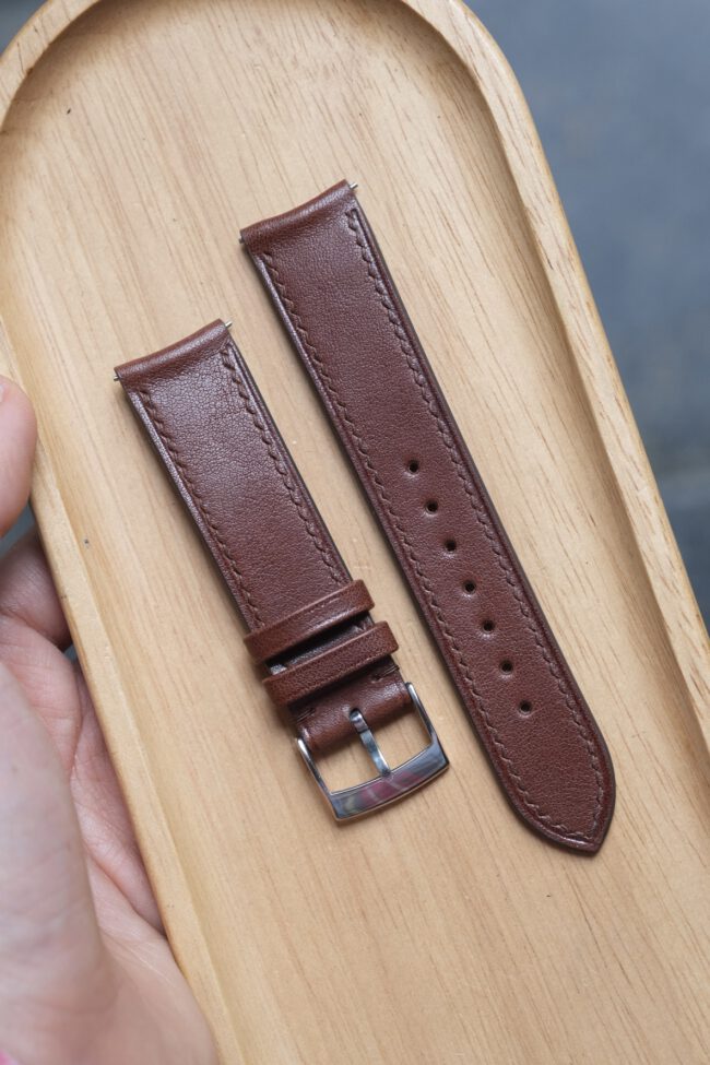 Brown Cowhide Slim Strap (Curved)11