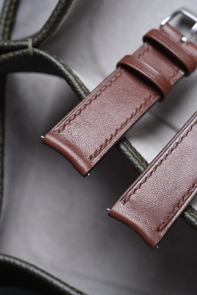 Brown Cowhide Slim Strap (Curved)15