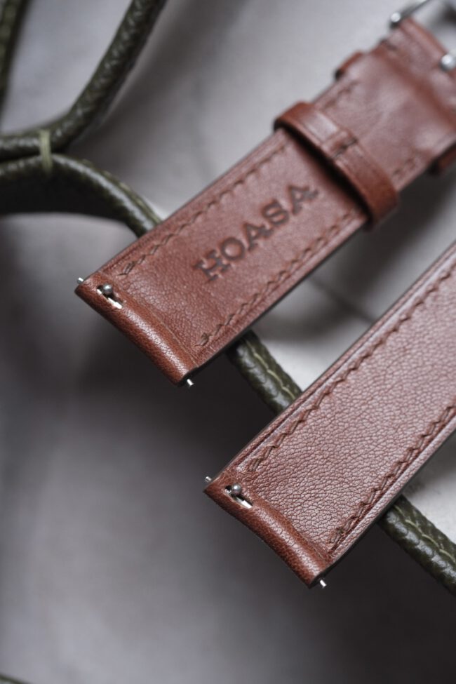 Brown Cowhide Slim Strap (Curved)16