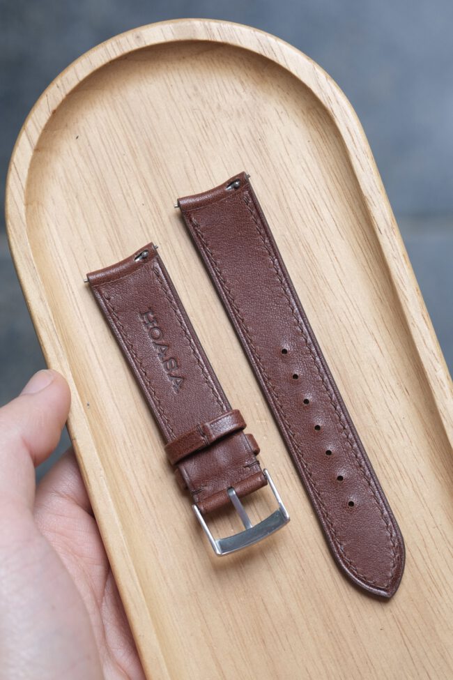Brown Cowhide Slim Strap (Curved)18