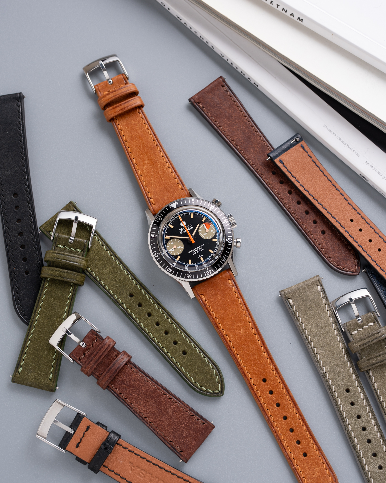 Cognac Pueblo Slim Strap 9 Cognac Pueblo Slim Strap8