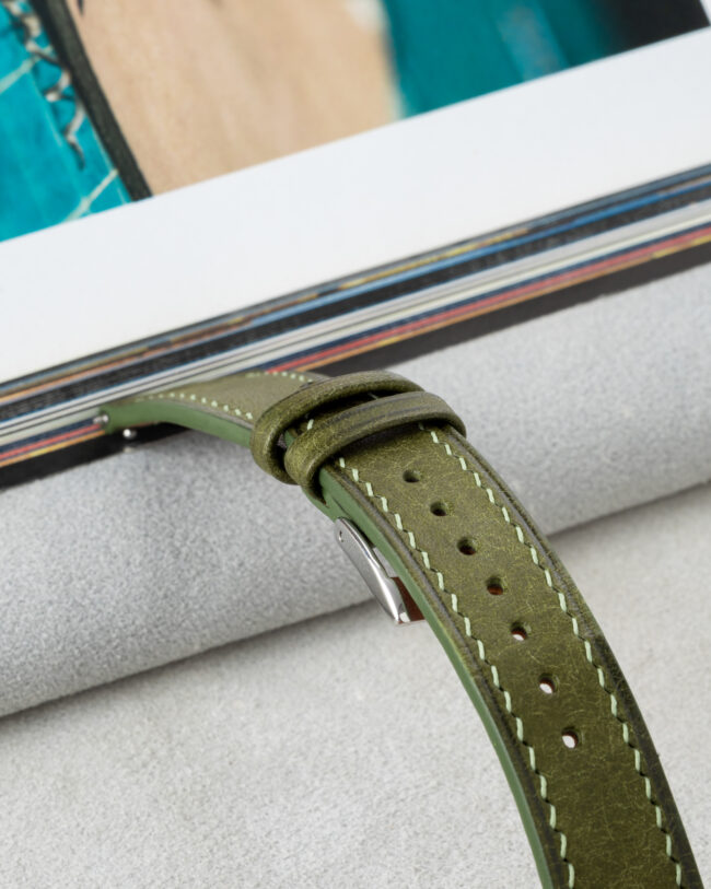 Olive Green Pueblo Slim Strap 2 Olive Green Pueblo Slim Strap3