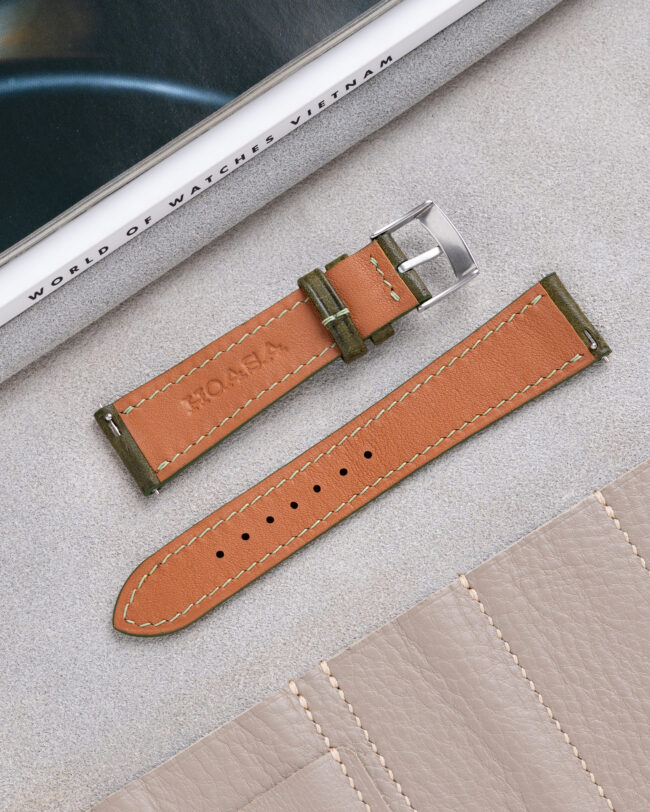 Olive Green Pueblo Slim Strap 3 Olive Green Pueblo Slim Strap5