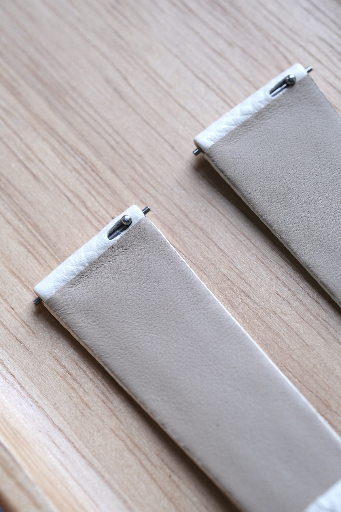 White Epsom Stitchless Strap (FOLDED EDGE) 13 White Epsom Stitchless Strap (FOLDED EDGE)3