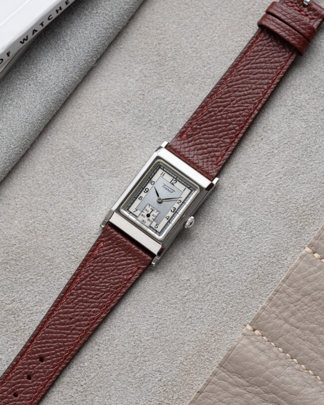 Burgundy Epsom Slim Strap12