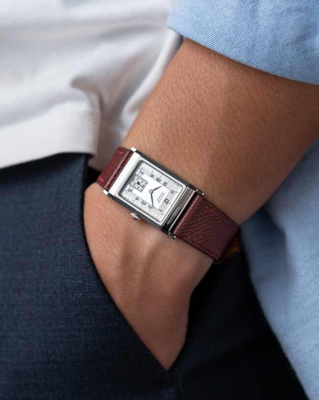 Burgundy Epsom Slim Strap123