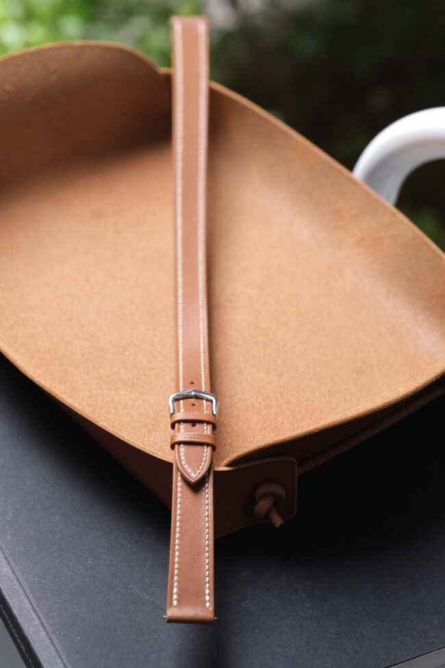 Double Tour Watch Strap For Cartier Tank (Barenia leather)12