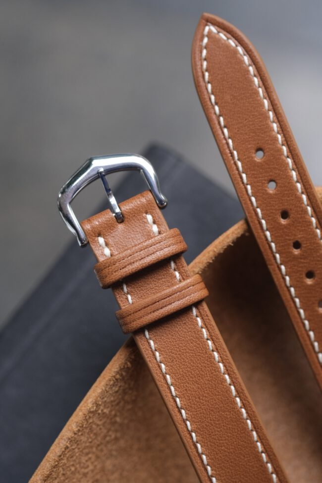 Double Tour Watch Strap For Cartier Tank (Barenia leather)123