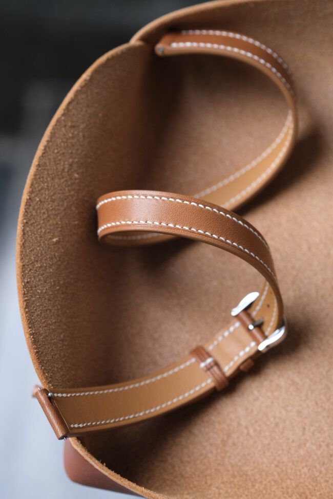 Double Tour Watch Strap For Hermes Watches (Barenia leather)6