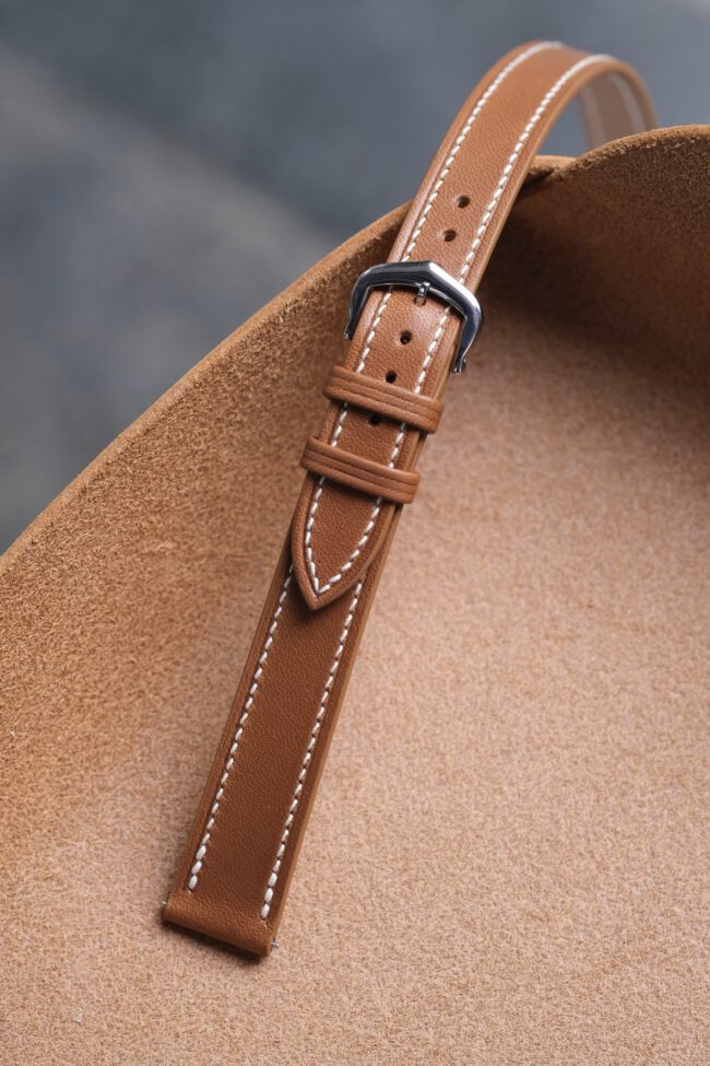 Double Tour Watch Strap For Hermes Watches (Barenia leather)7