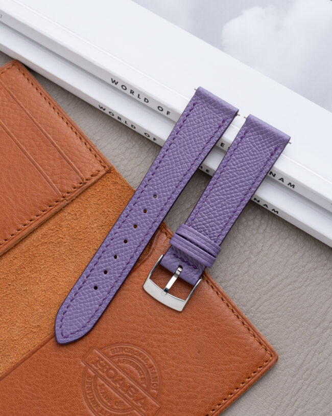 Home 39 Purple Epsom Slim Strap
