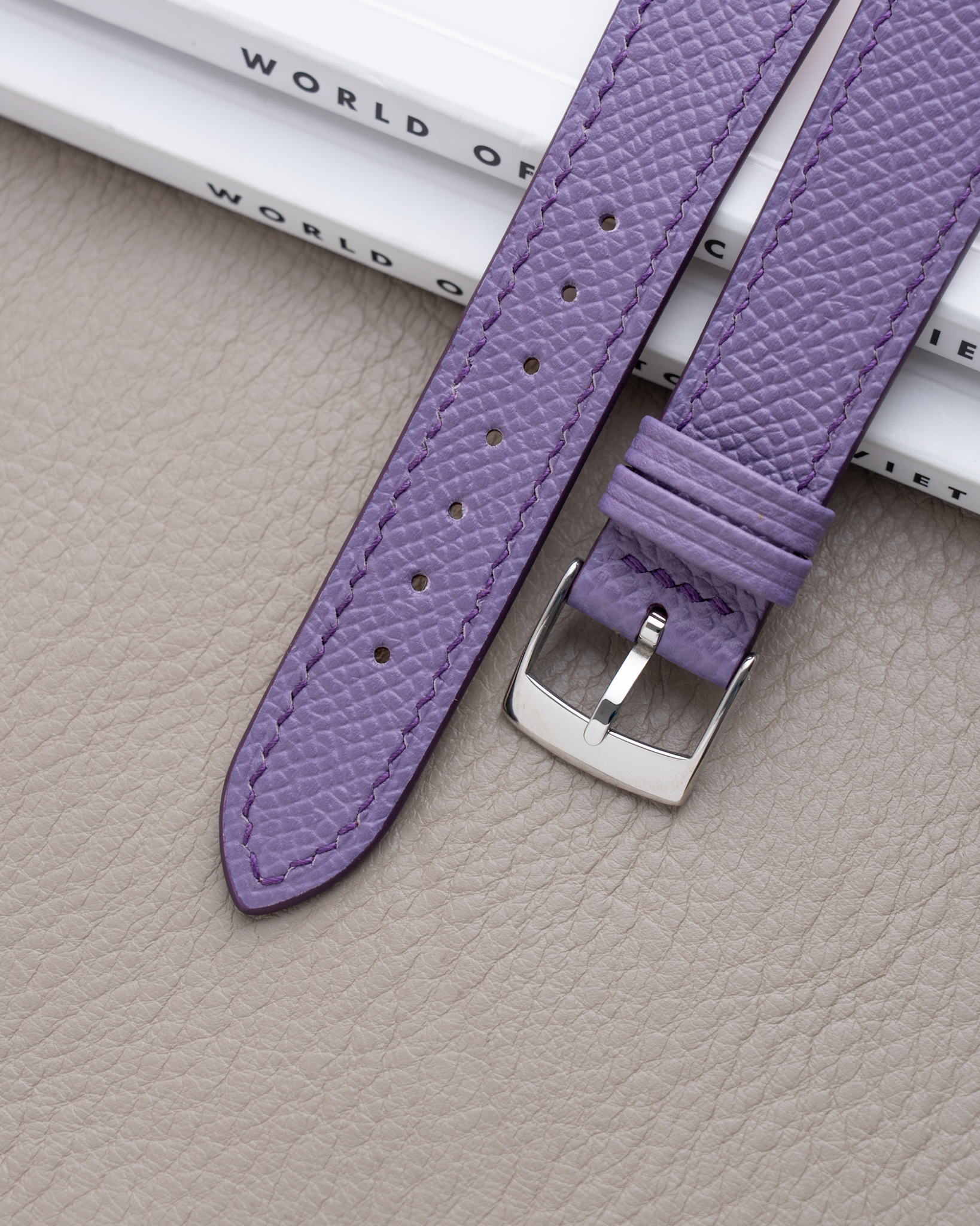 Purple Epsom Slim Strap 9 Purple Epsom Slim Strap1