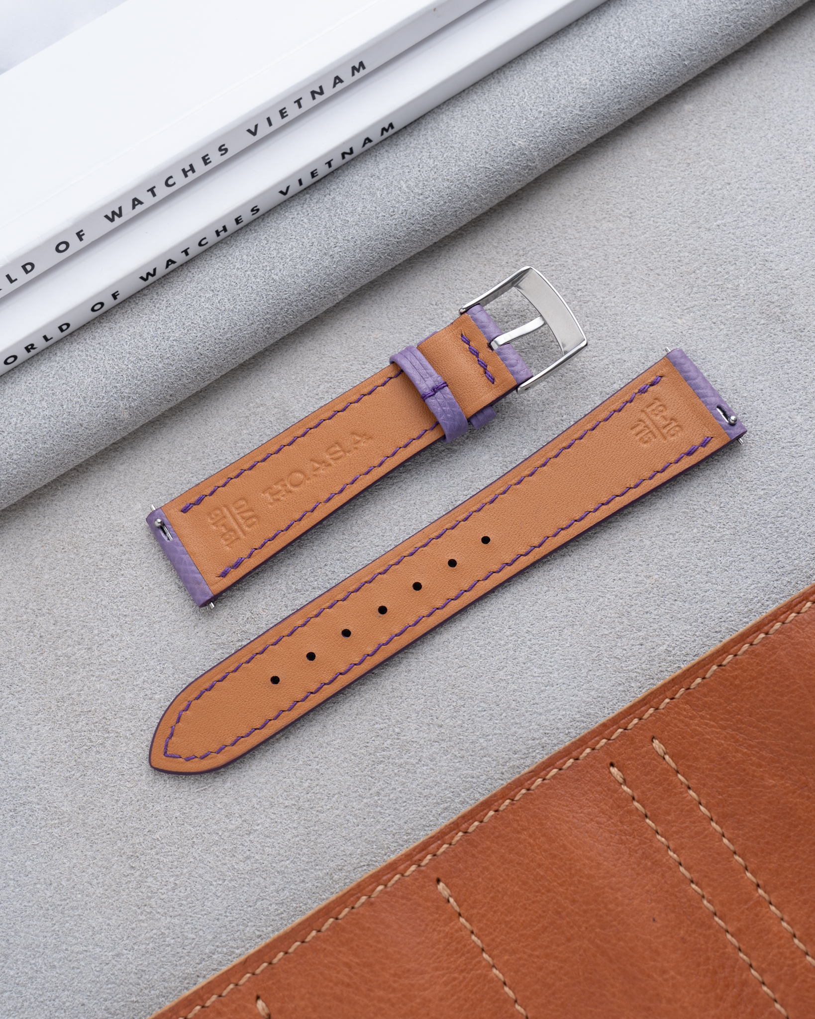 Purple Epsom Slim Strap 11 Purple Epsom Slim Strap3