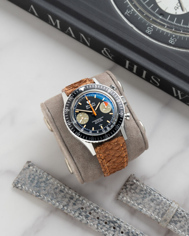 Cognac Salmon Slim Strap (Folded edge)3