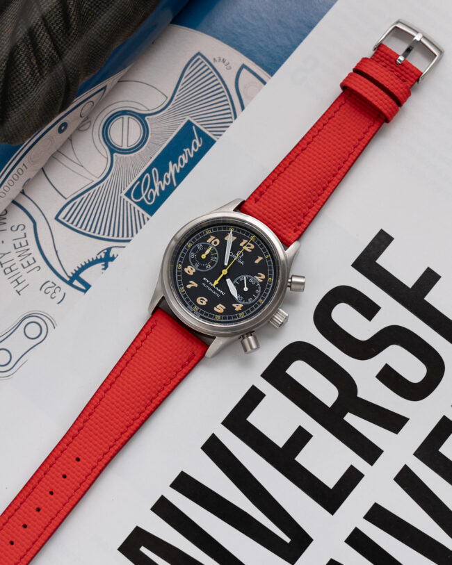 Red Sailcloth Signature Strap12