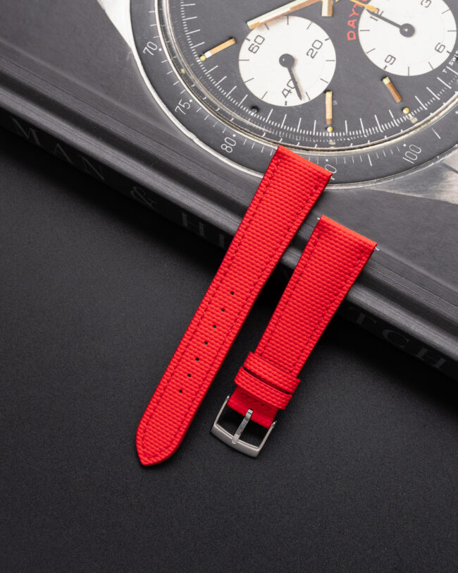 Red Sailcloth Signature Strap2121