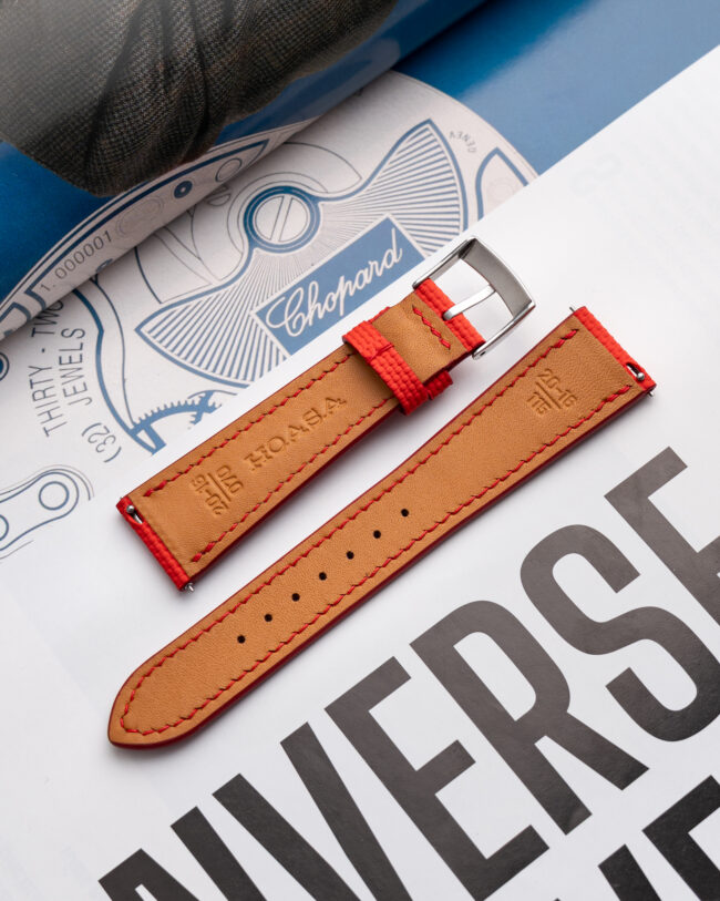 Red Sailcloth Signature Strap21213
