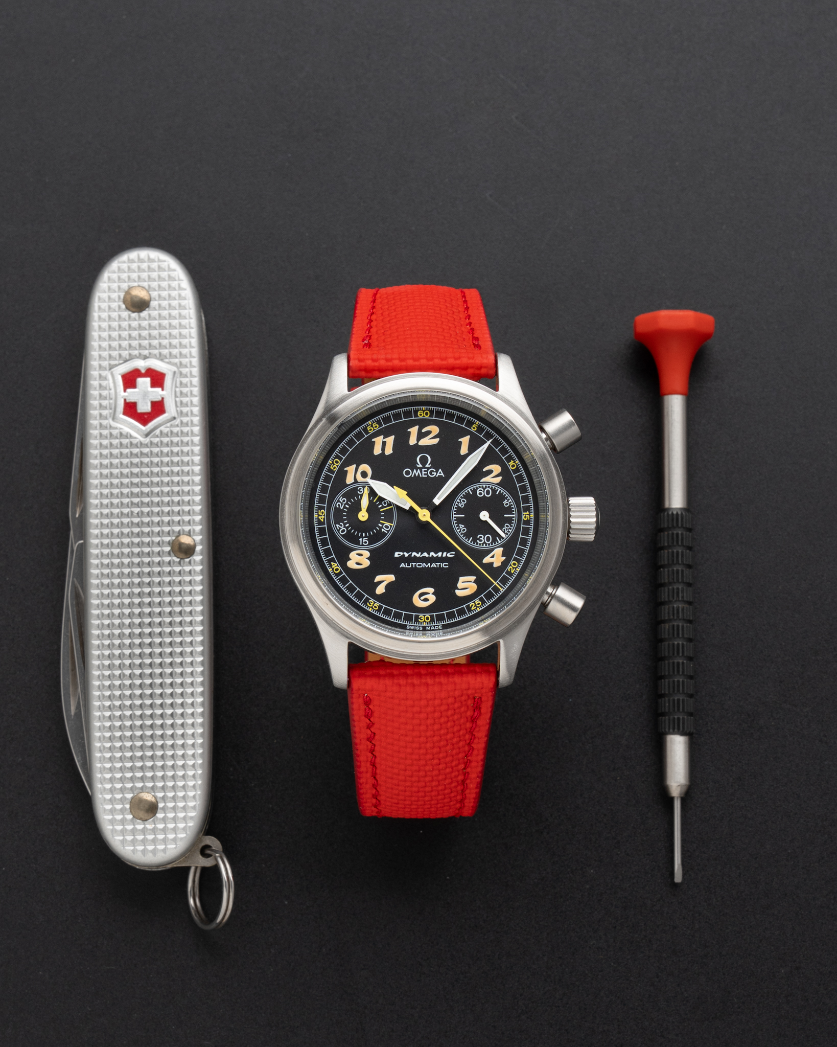 Red Sailcloth Signature Strap9