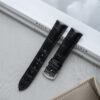 Matte Black Alligator Signature Strap for Cartier Tank