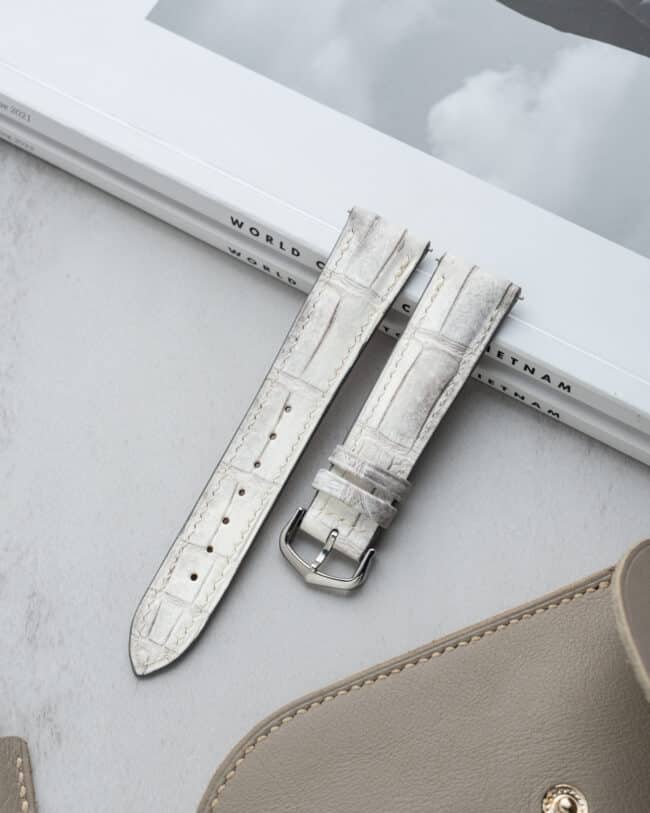 Matte Himalayan Alligator Signature Strap for Cartier Tank