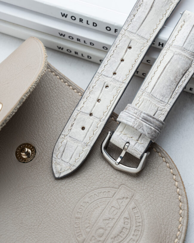 Matte Himalayan Alligator Signature Strap for Cartier Tank2
