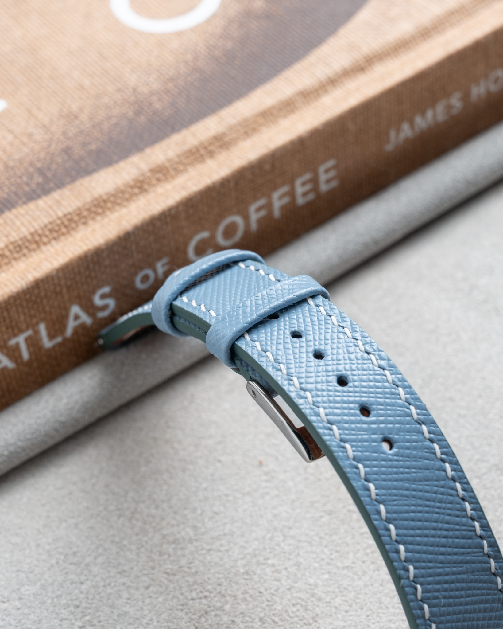Baby Blue Saffiano Slim Strap2 Baby Blue Saffiano Slim Strap2