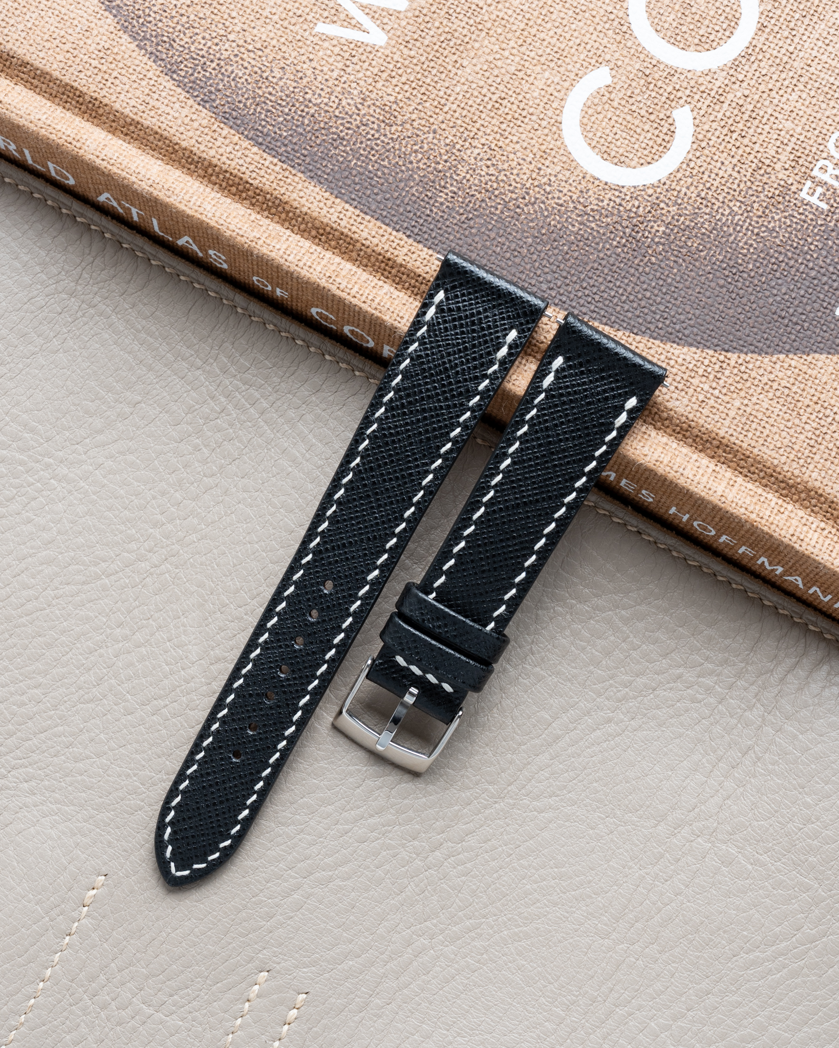 Black Saffiano Slim Strap Black Saffiano Slim Strap