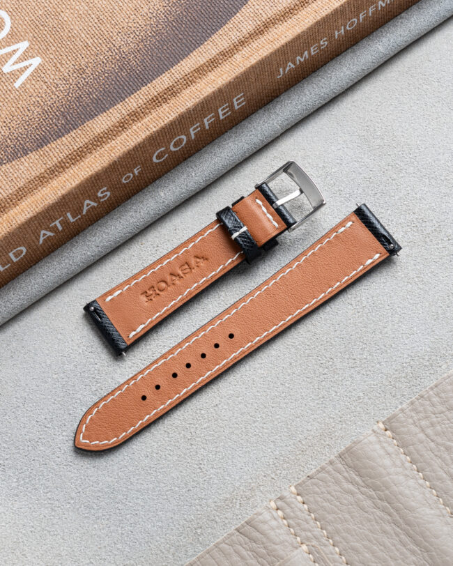 Black Saffiano Slim Strap 5 Black Saffiano Slim Strap2