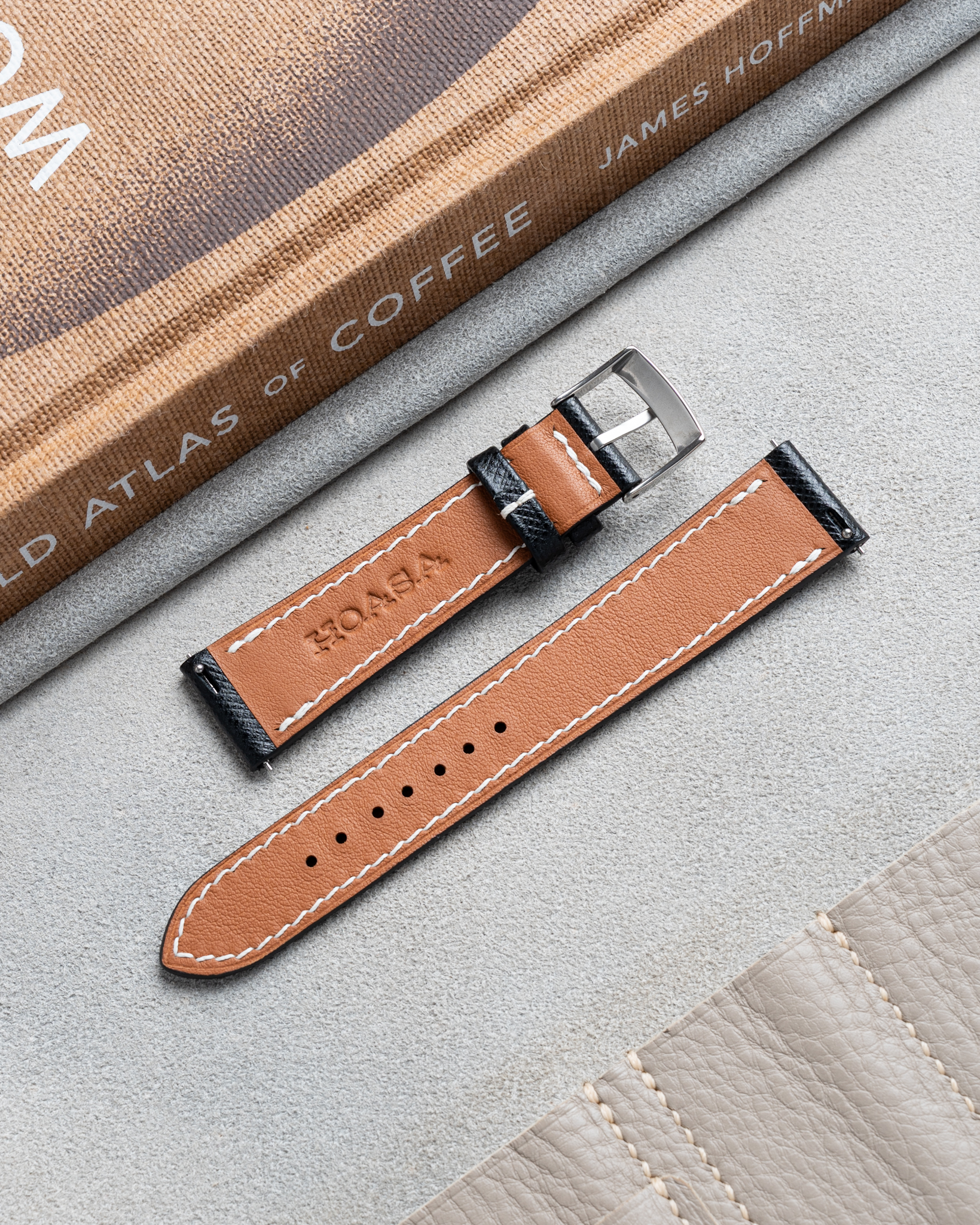 Black Saffiano Slim Strap2 Black Saffiano Slim Strap2