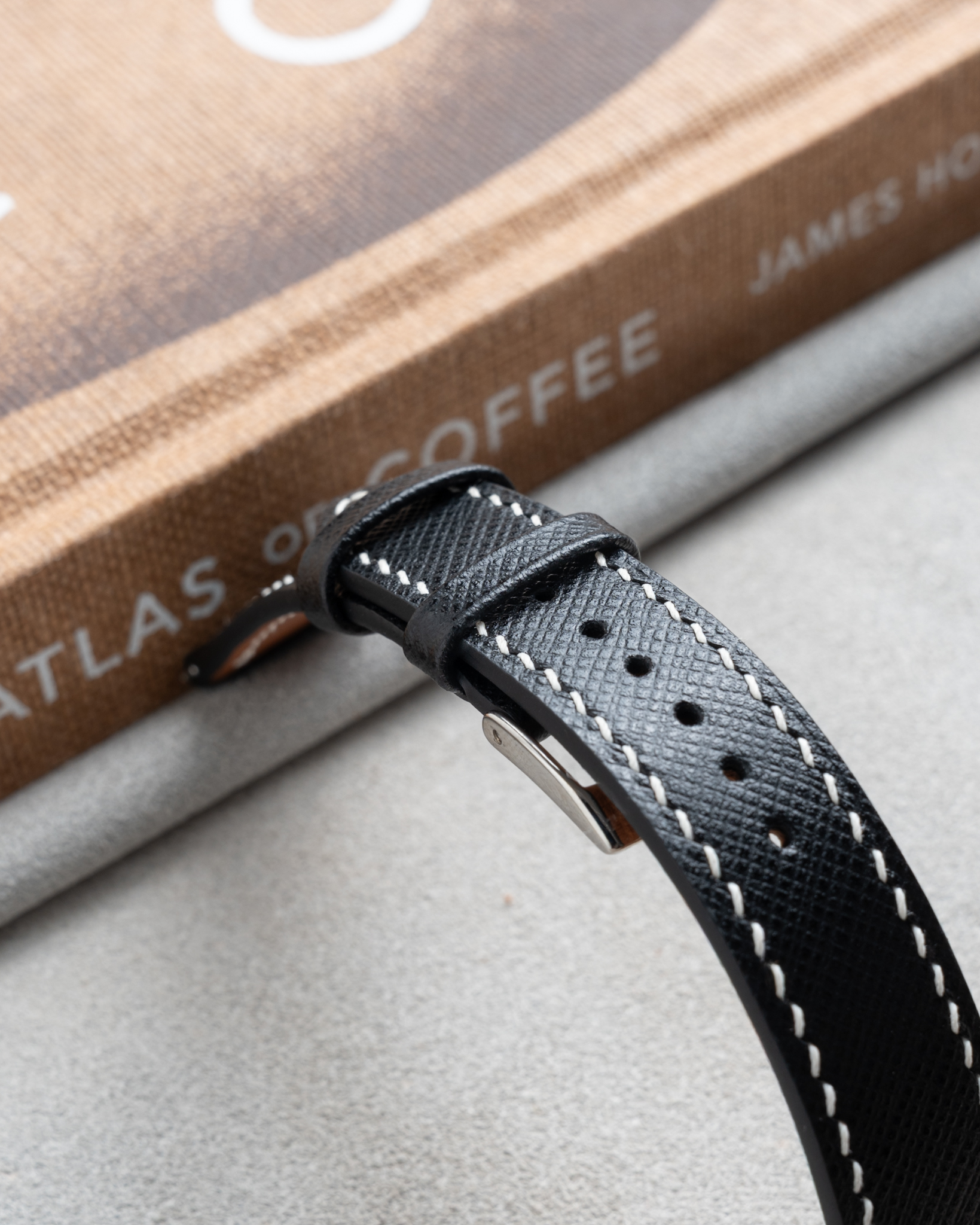 Black Saffiano Slim Strap3 Black Saffiano Slim Strap3
