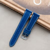 Blue Saffiano Slim Strap