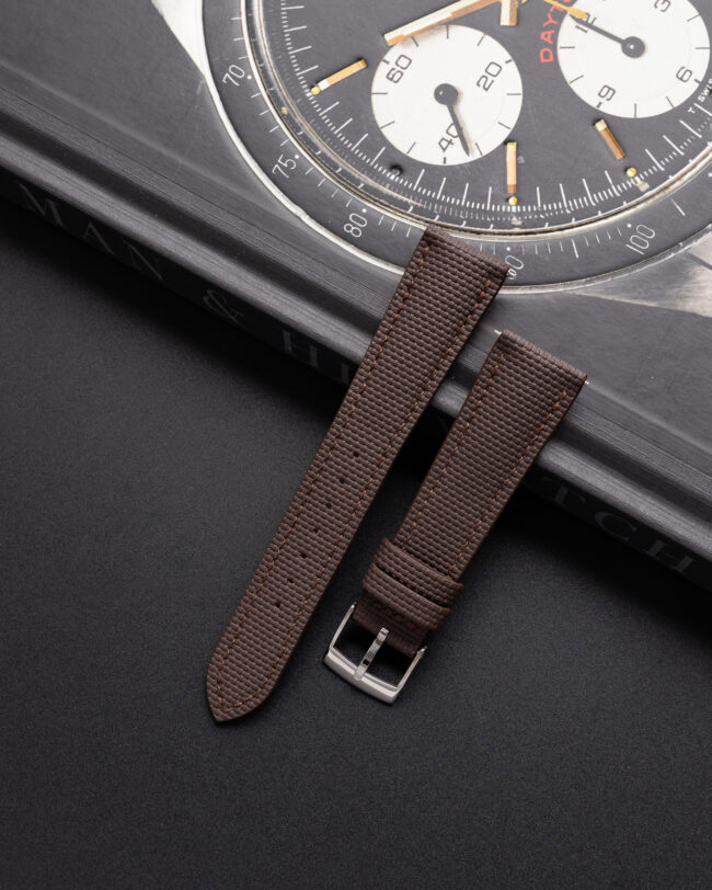 Dark Brown Sailcloth Signature Strap