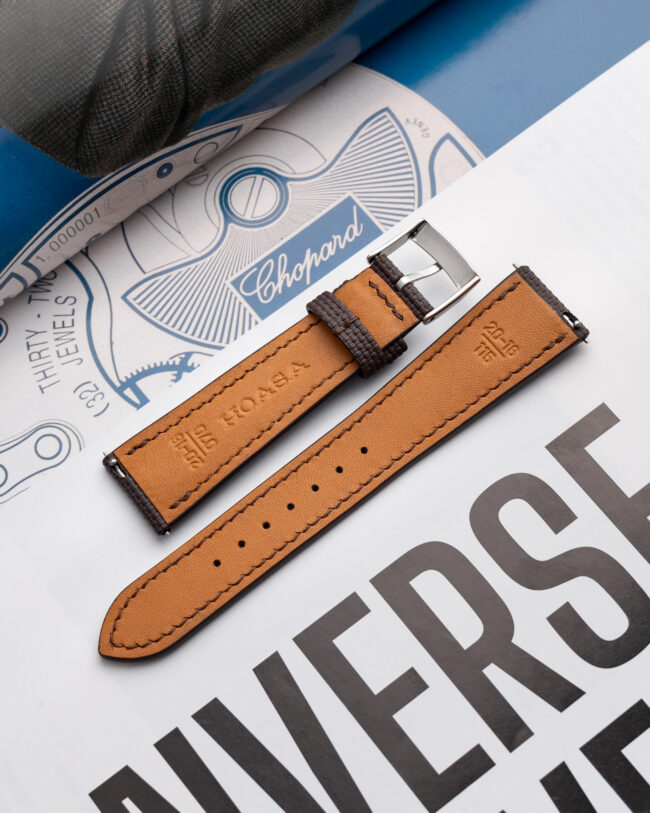 Dark Brown Sailcloth Signature Strap2