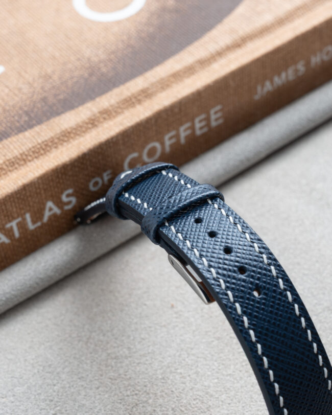 Navy Saffiano Slim Strap5