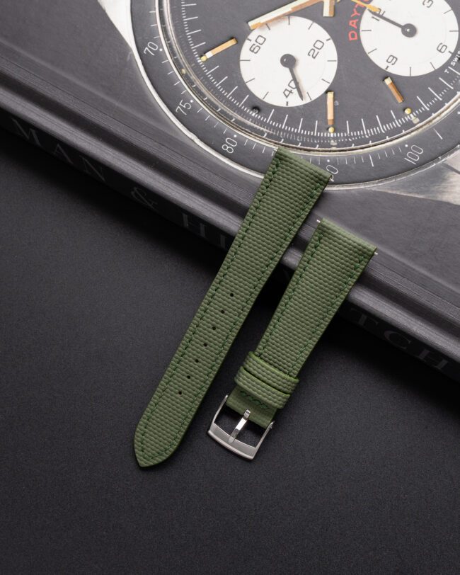 Olive Green Sailcloth Signature Strap