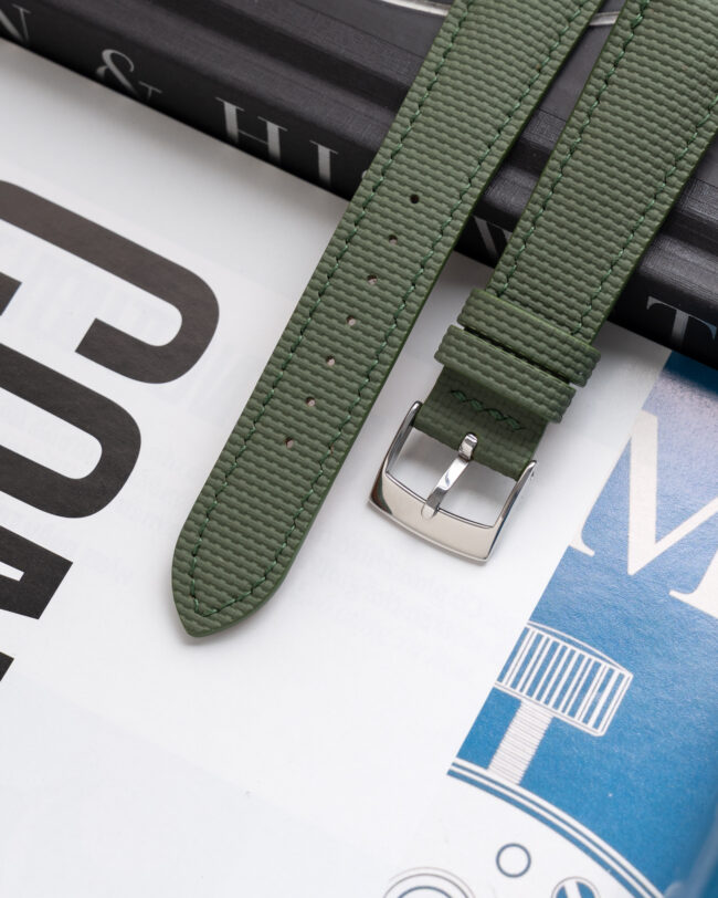 Olive Green Sailcloth Signature Strap5