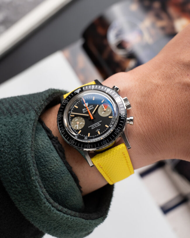 Yellow Sailcloth Signature Strap1