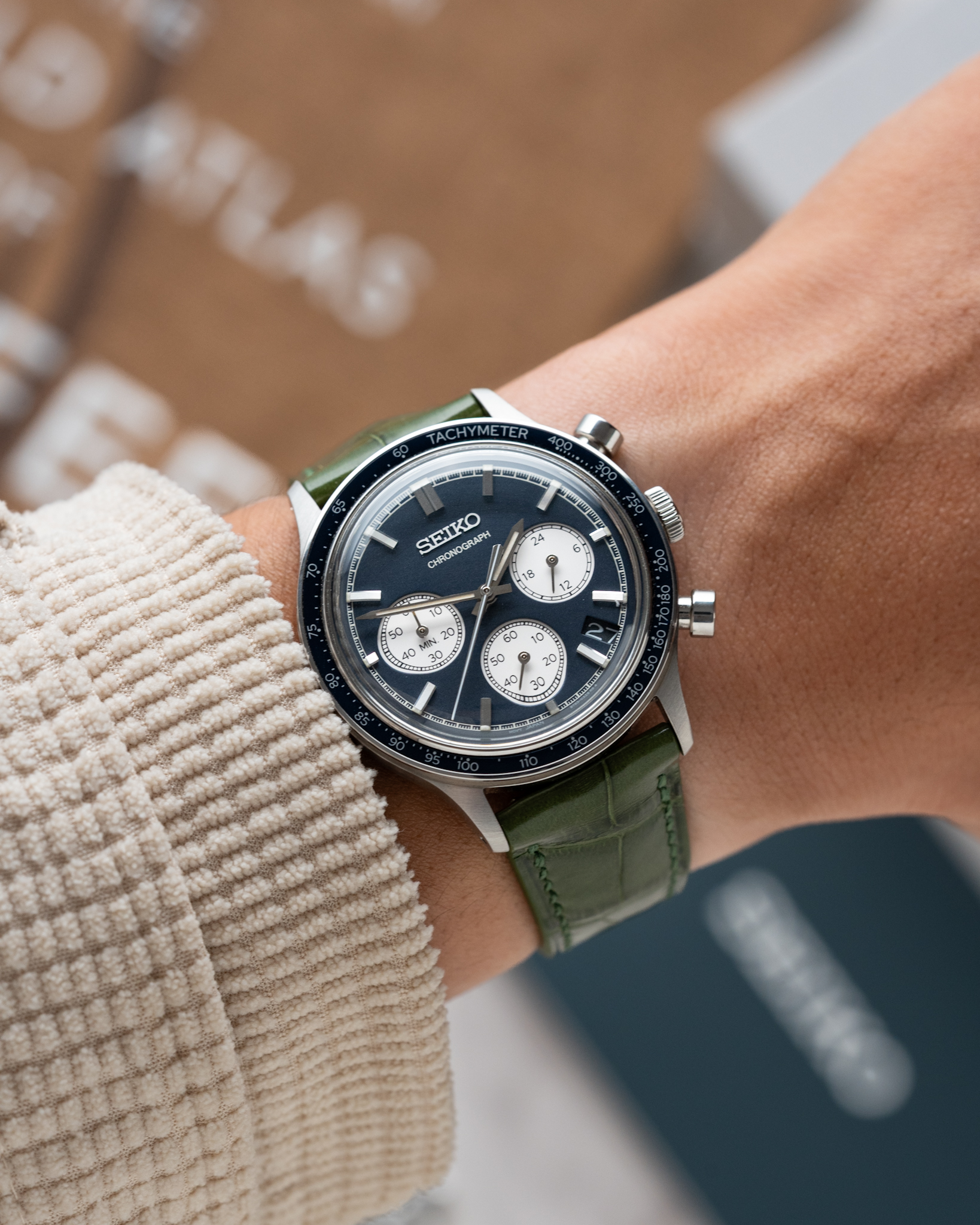 Glossy Moss Green Alligator Signature Strap212 Glossy Moss Green Alligator Signature Strap212