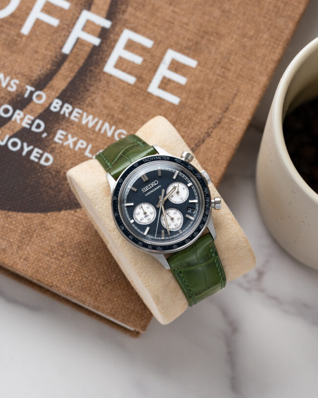 Glossy Moss Green Alligator Signature Strap 7 Glossy Moss Green Alligator Signature Strap2121212