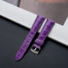 Glossy Pueple Alligator Signature Strap