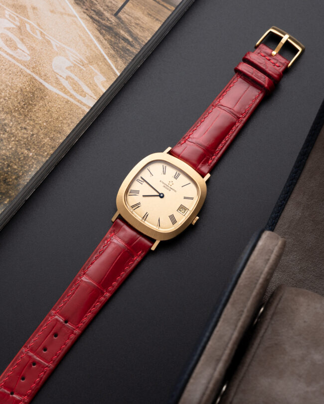 Glossy Red Alligator Signature Strap1